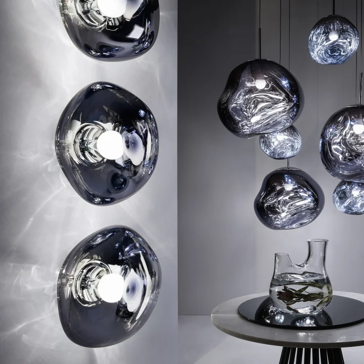 Tom Dixon - Melt LED Wandleuchte / Deckenleuchte, Mini, 30 x 25 cm, gold
