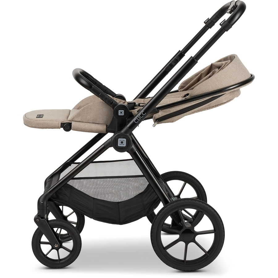 MOON Kombikinderwagen Clicc mud melange