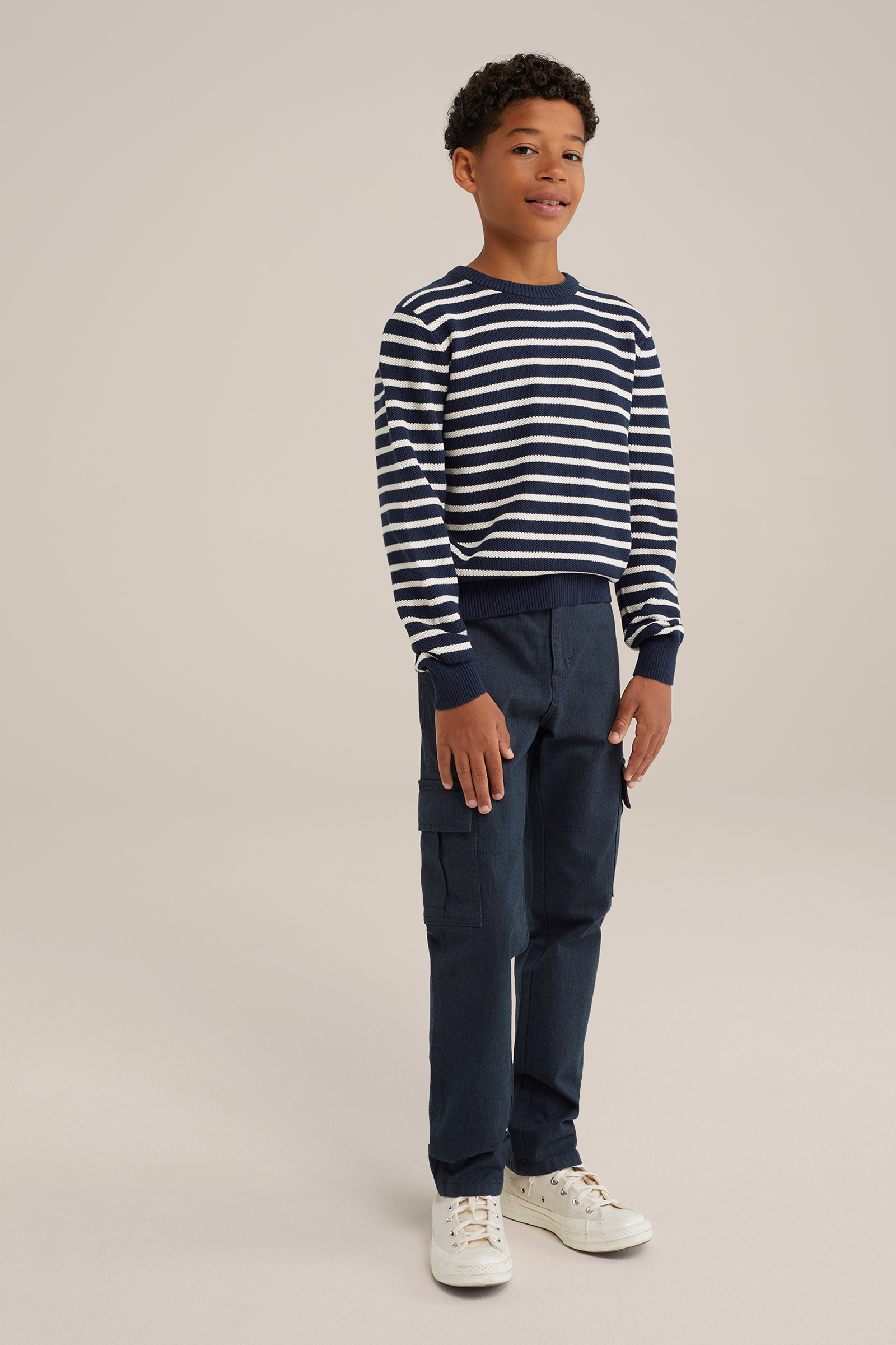 Jongens trui met dessin Blue Ridge Donkerblauw