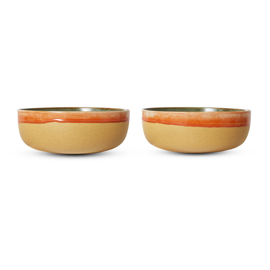 Servies 70's Ceramics salade schaal Shore
