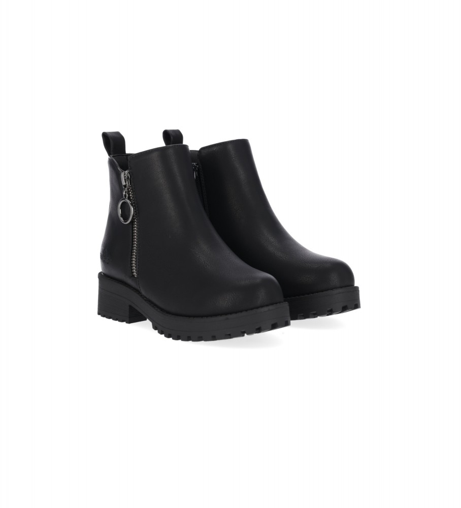 Botas de cano curto infantis Chika10 New Pony 19 pretas