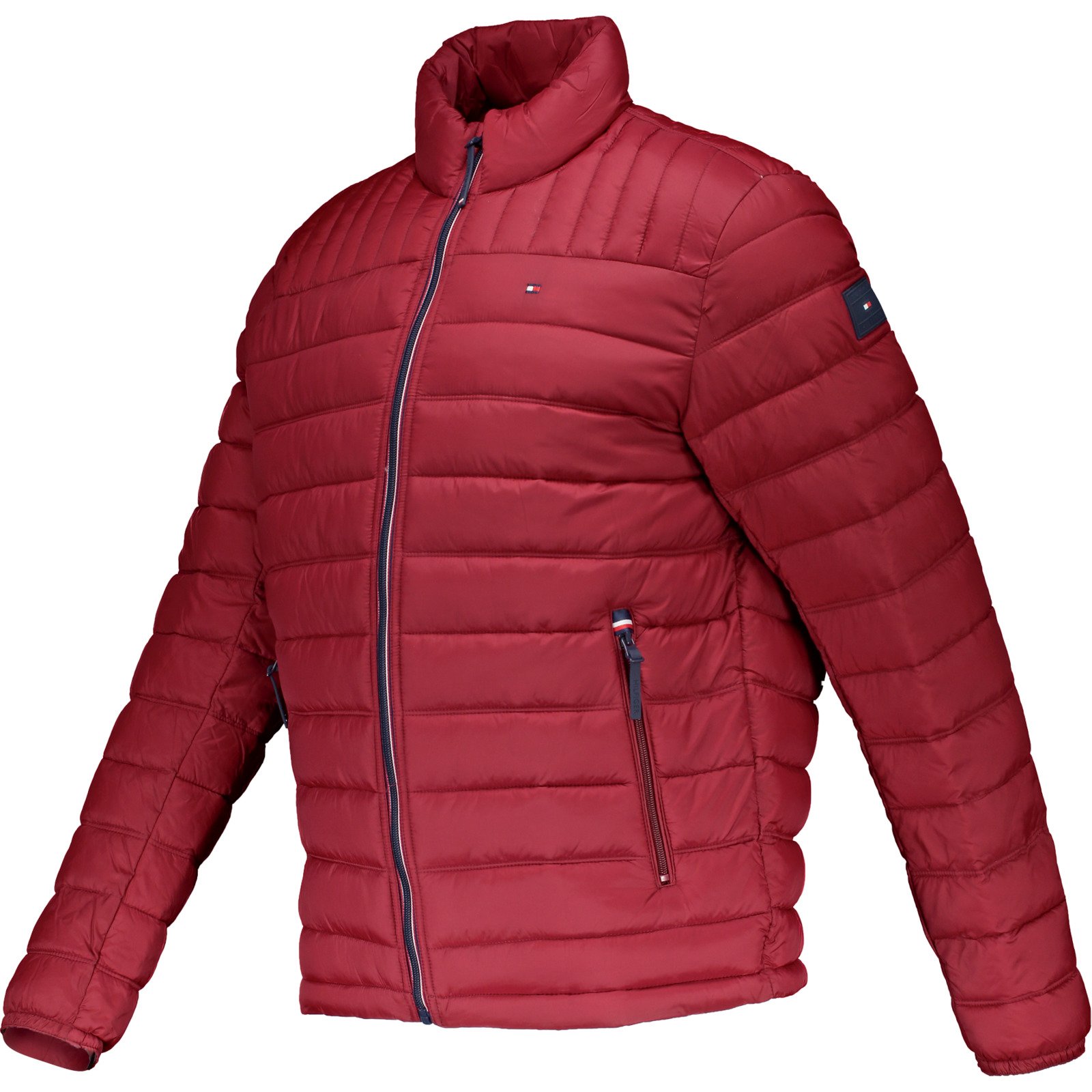 Tommy Hilfiger Herren-Jacke Logo Packable L, rot