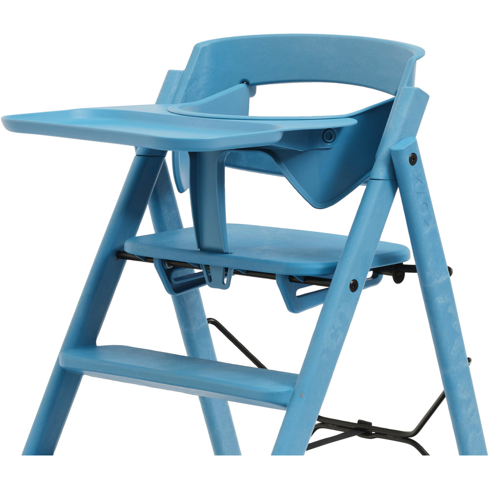 Køb KAOS Swedish Blue Klapp Højstol Recycled Med KLAPP® Sikkerhedsbøjle Og Bakke Bundle