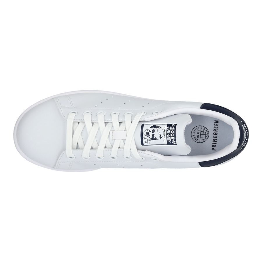 adidas Originals Chaussures Stan Smith Vegan - Blanc/Bleu Marine