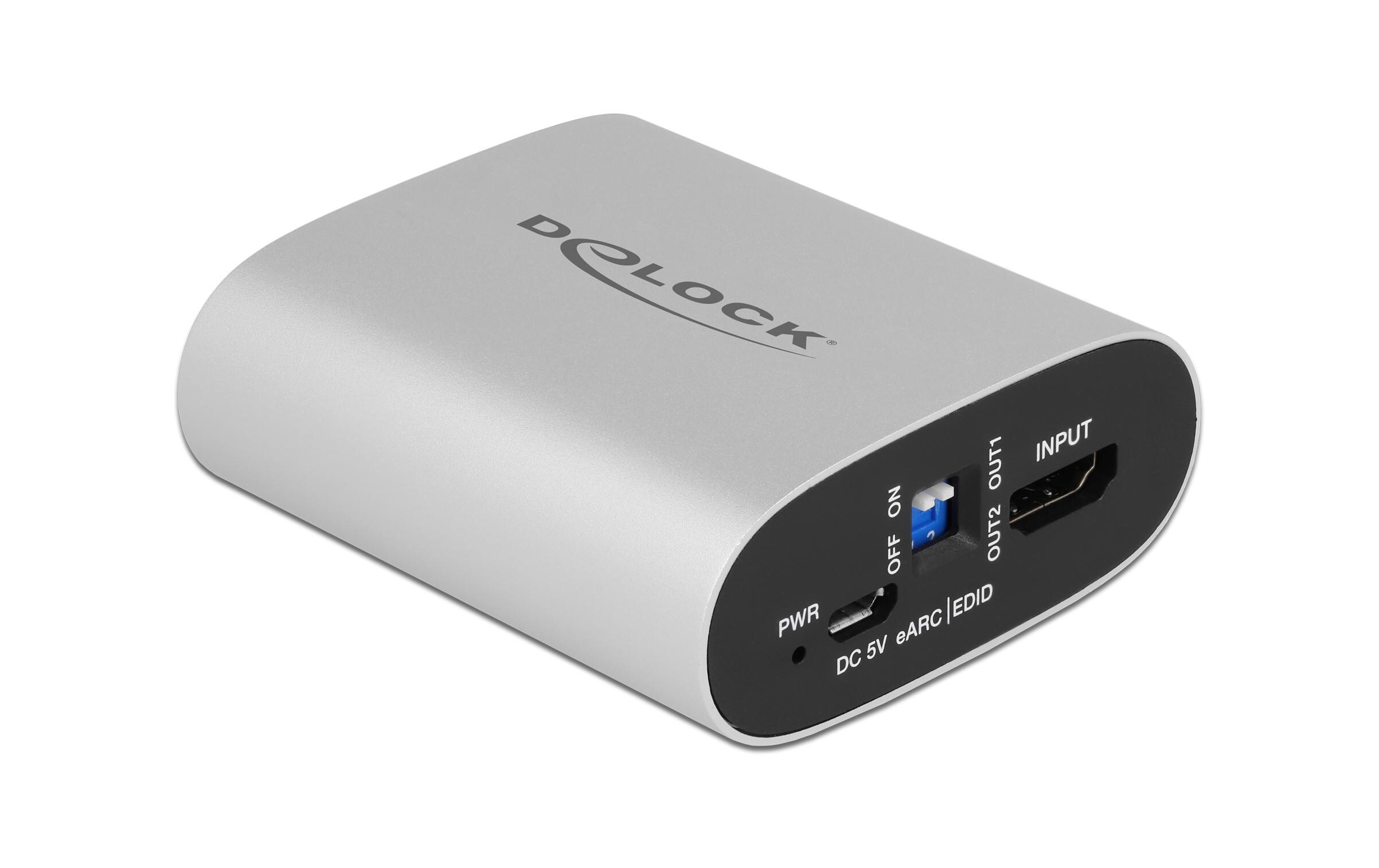 Audio Extraktor HDMI HD 4K 60 Hz mit eARCDelock HDMI HD Audio Extractor 4K 60 Hz zu HDMI mit eARC