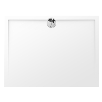Allibert Slim douchebak 120x90 cm polybeton wit