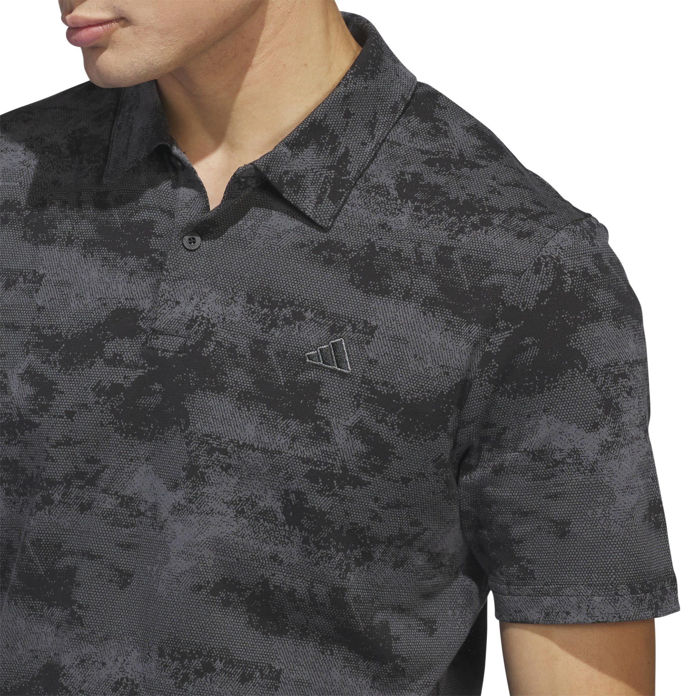 adidas Go To Printed Mesh Polo Shirt Mens