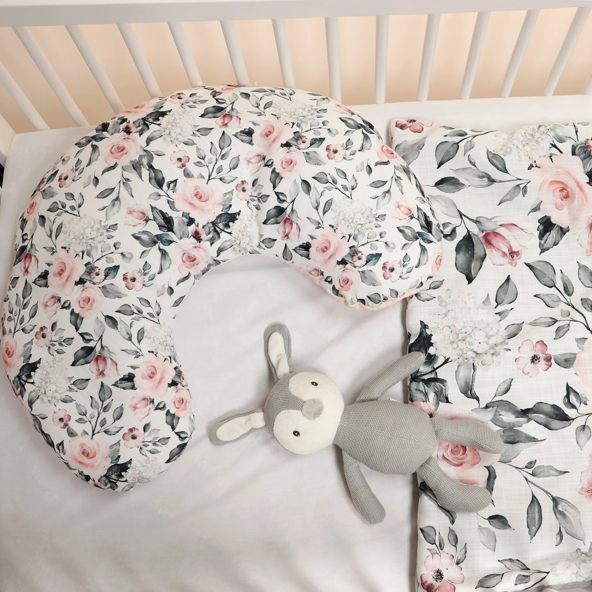 Origami Maison Literie 3 Morceaux Lit de bébé - Dynastie Fleurs