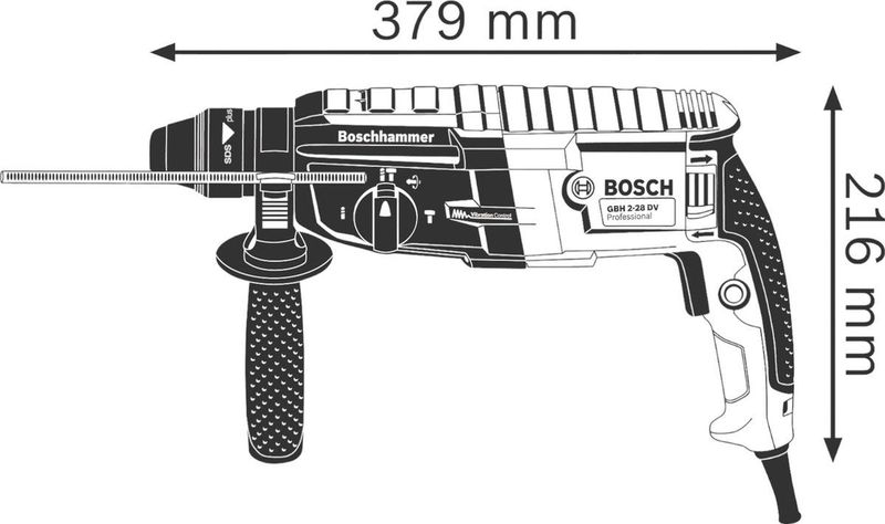 Bosch - GBH 2-28 - Boorhamer - 880 W - SDS-plus