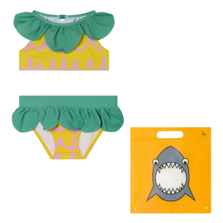 Stella McCartney Kids Maillot de Bain Ananas | Jaune