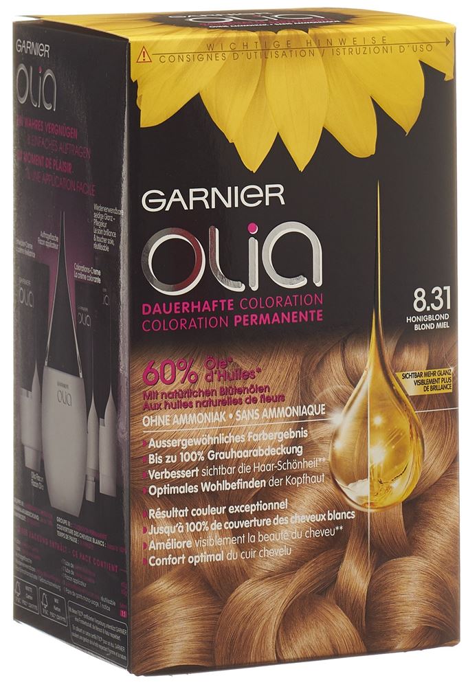 OLIA Haarfarbe 8.31 Golden Ashy Blond 1 Stk