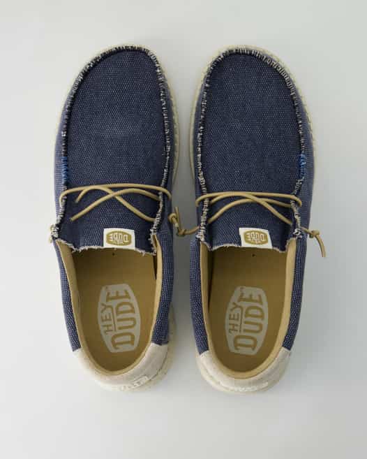 Hey Dude Wally Coastline Sneaker in Blau