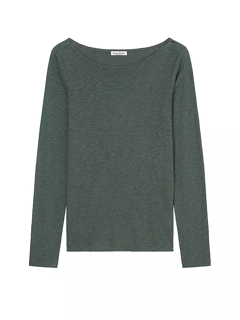MARC O'POLO Langarmshirt  dunkelgrün