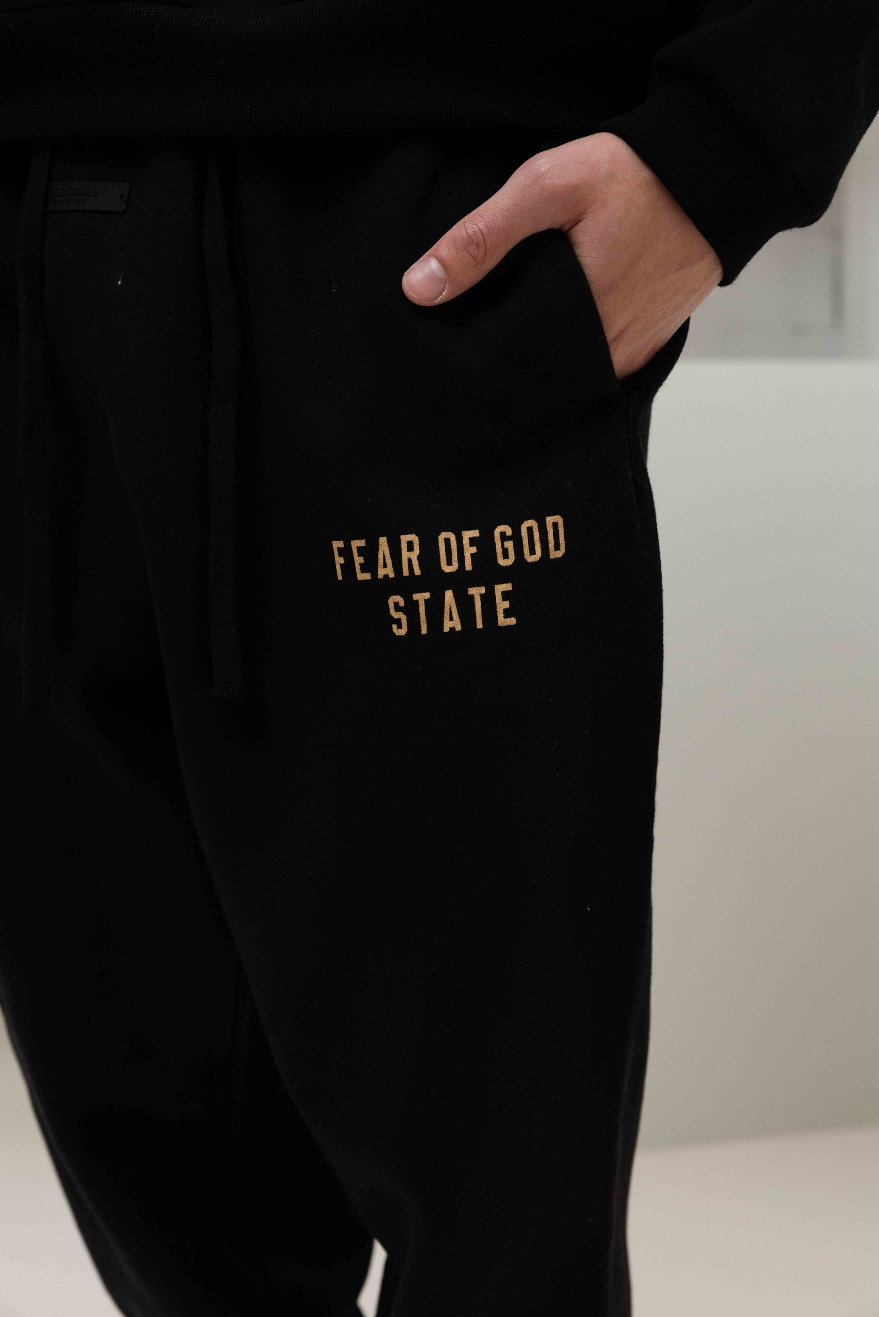 Fear Of God State Essentials Trainingspak Heren Zwart