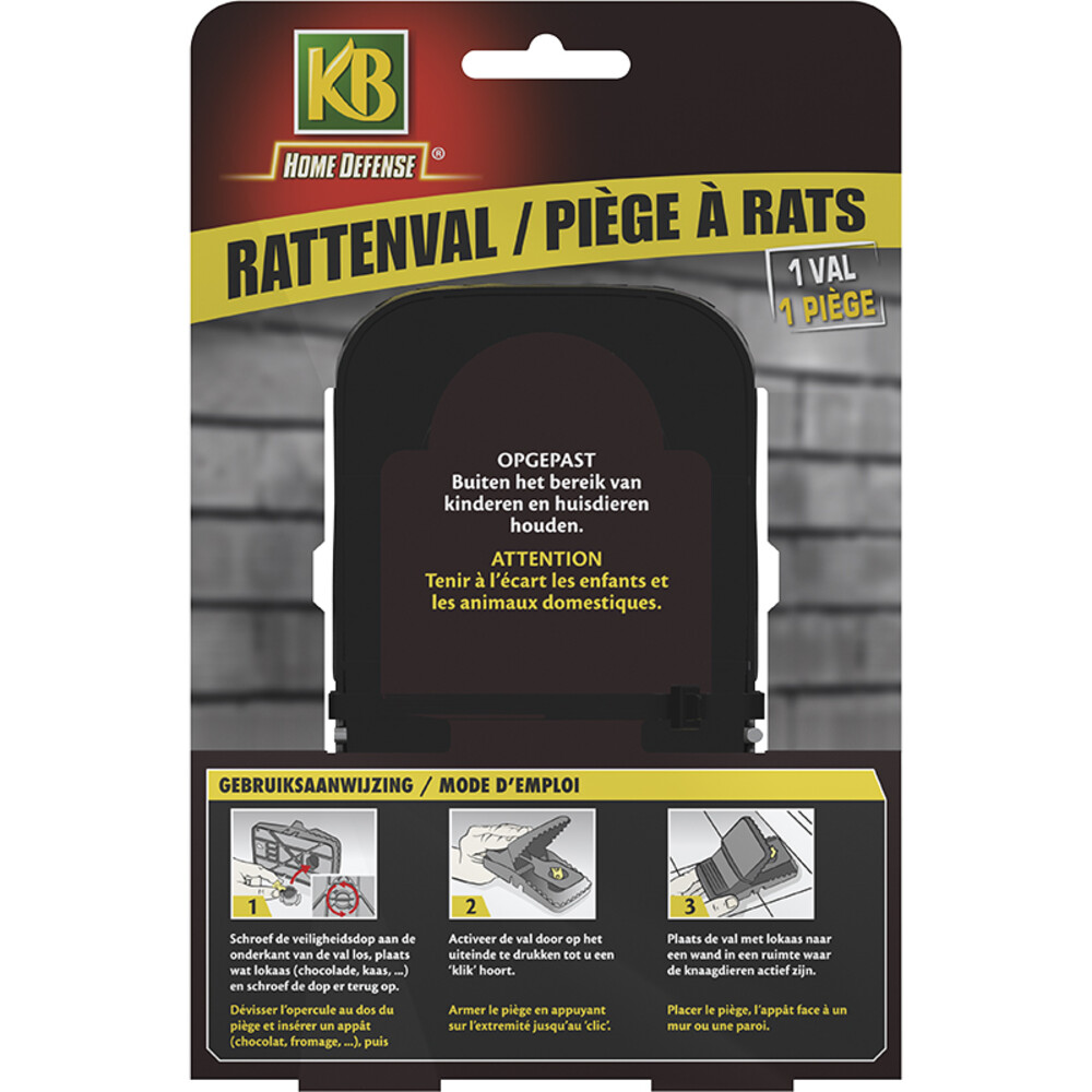 KB Home Defense Rattenval Kunststof