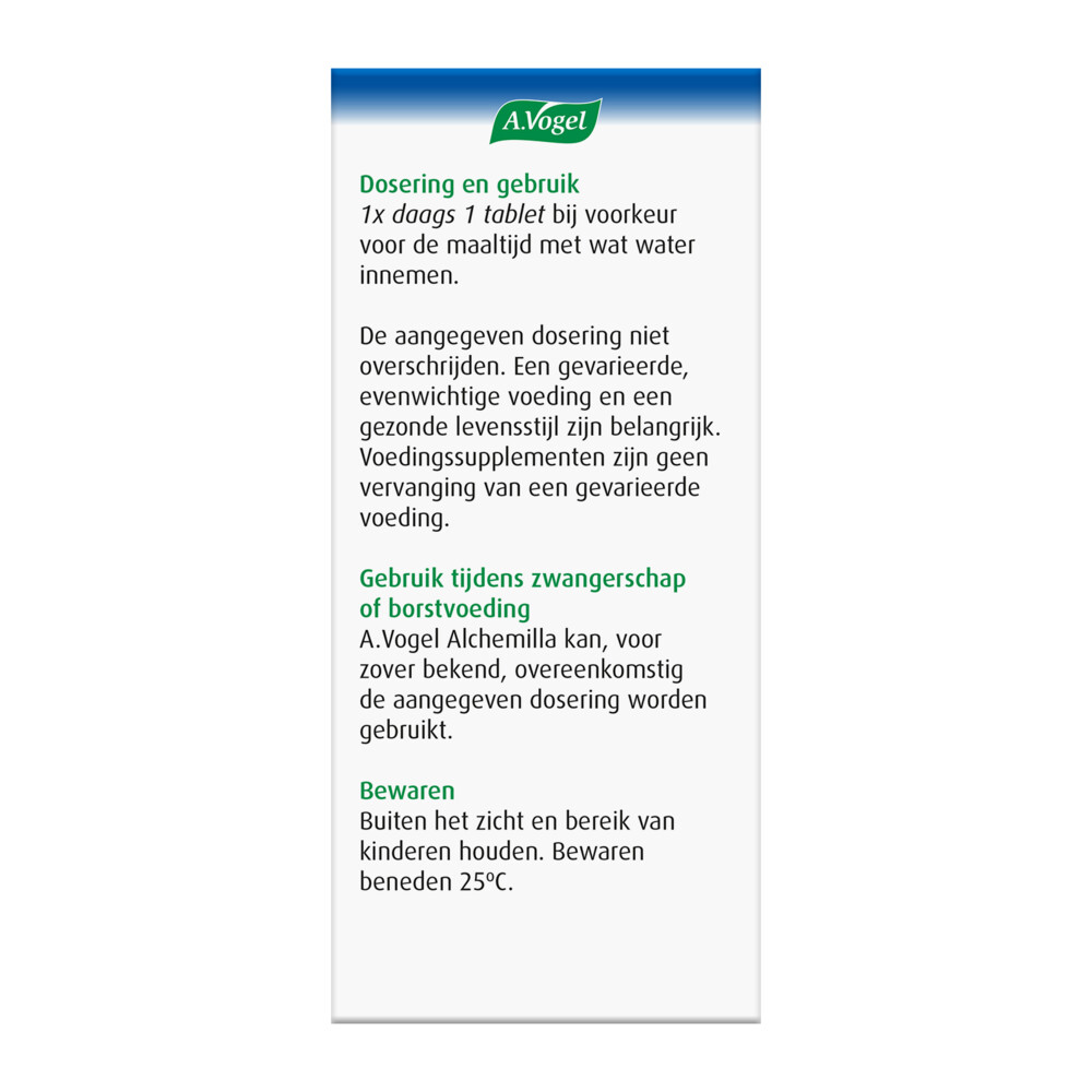 A.Vogel Alchemilla Gewrichten60 tabletten