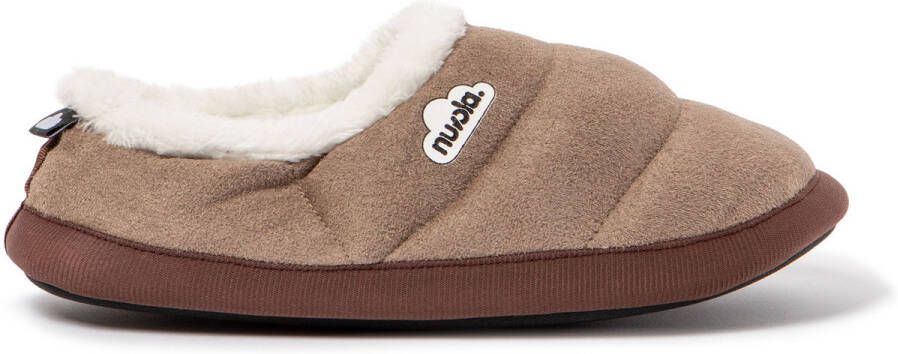 Nuvola. Nuvola Sloffen-unisex-taupe