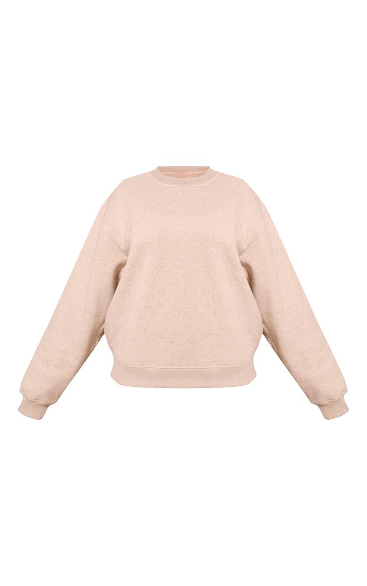 Avoine Sweat-shirt Ample Col Rond Petite Taille