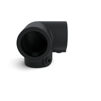 Novidade steigerbuis koppelstuk hoekstuk zwart ø 27 mm