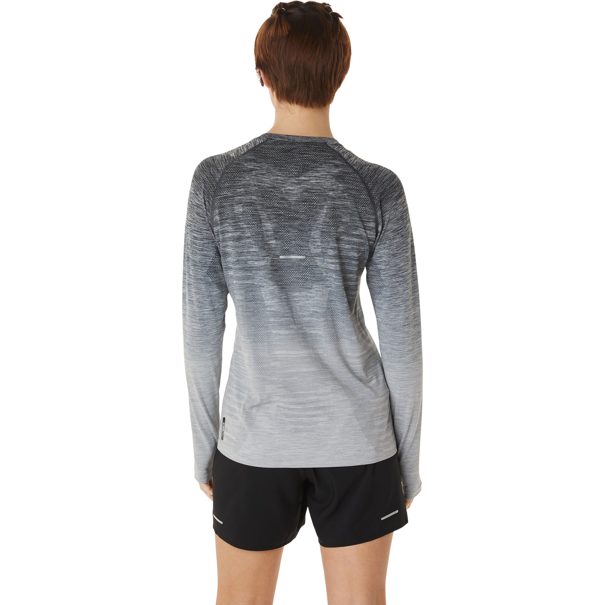 ASICS Seamless Haut Manches Longues Femmes - Blanc , Gris