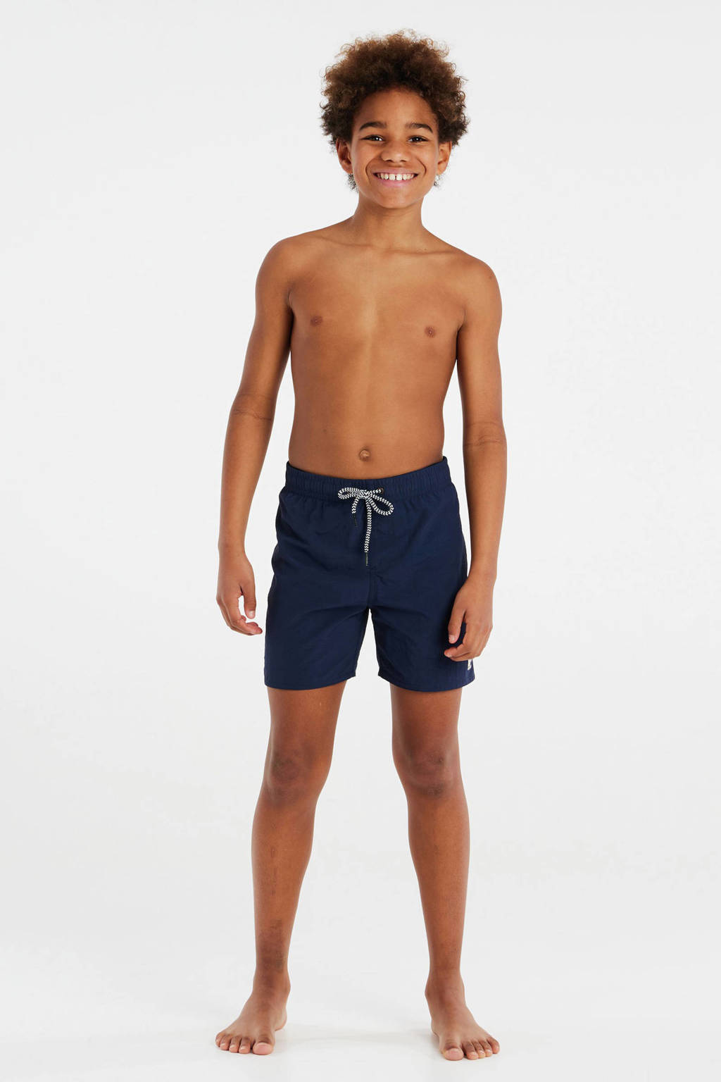 zwemshort CULTURE JR blauwzwart