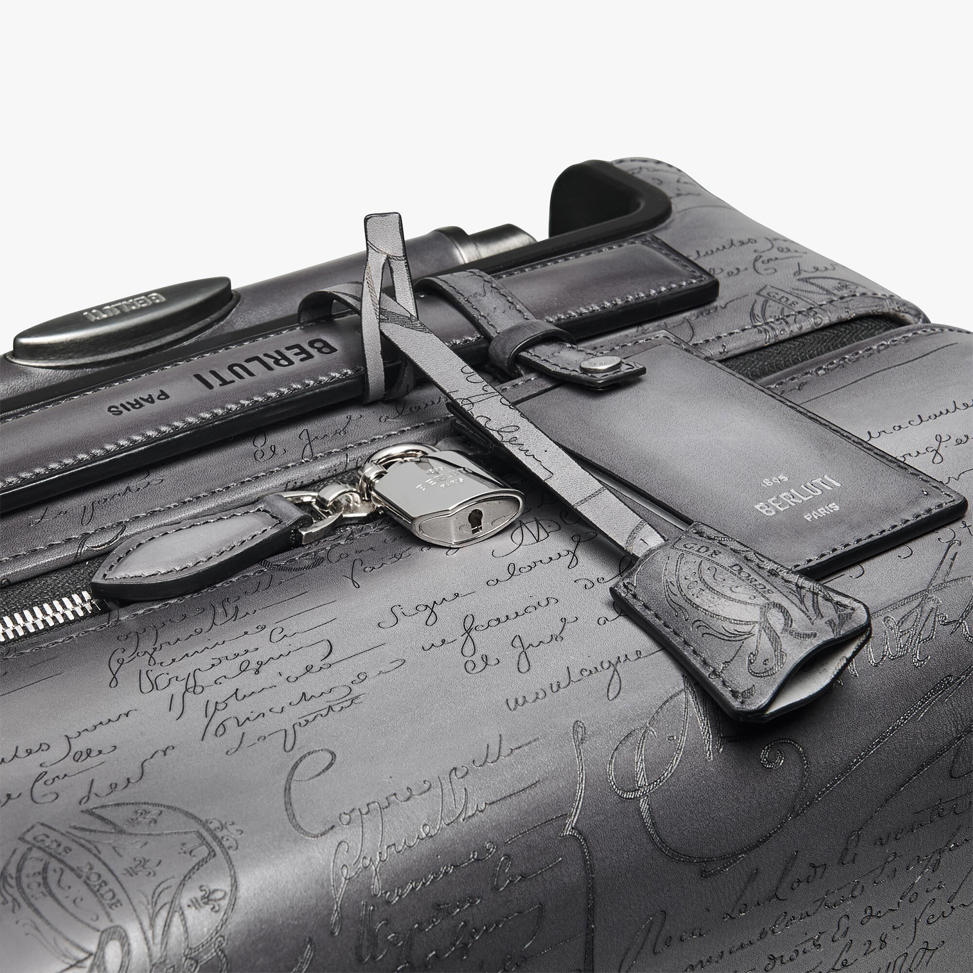 Bagage Roulant Formula 1005 En Cuir Scritto