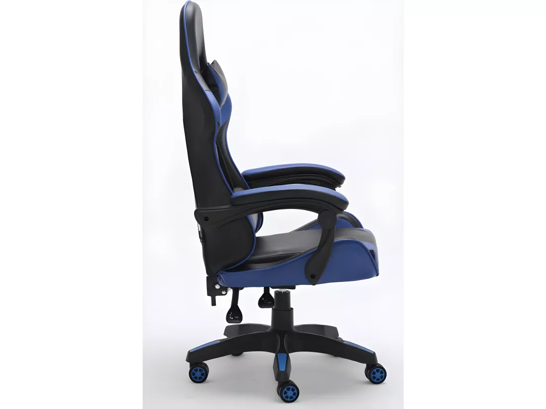 KRAFT - Fauteuil gamer style moderne bureau - 66x62x115 - Réglable en hauteur - Chaise de bureu