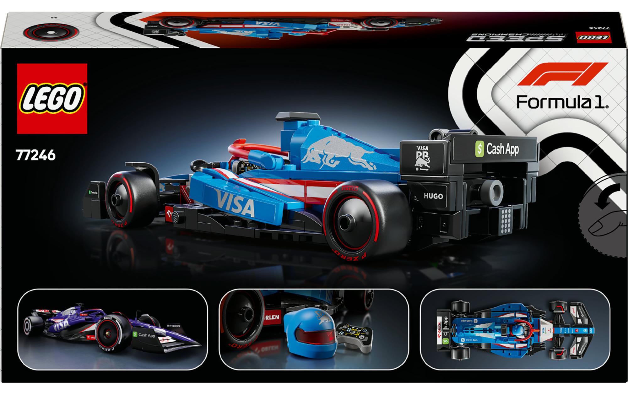 Speed Champions Visa Cash App RB VCARB 01 F1 Rennauto 77246Lego-Rennwagen