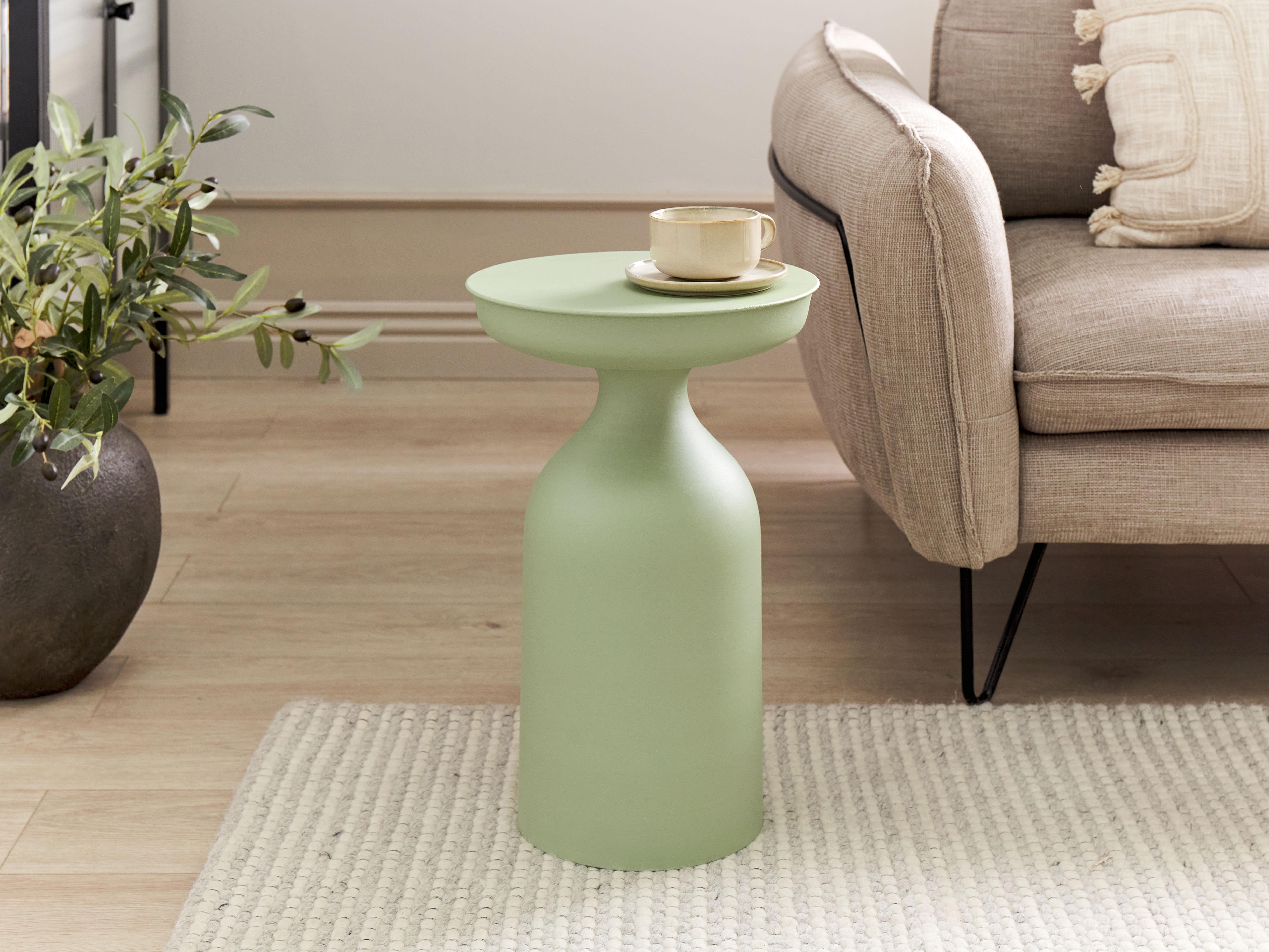 Bijzettafel TENJO Metaal Lichtgroen
