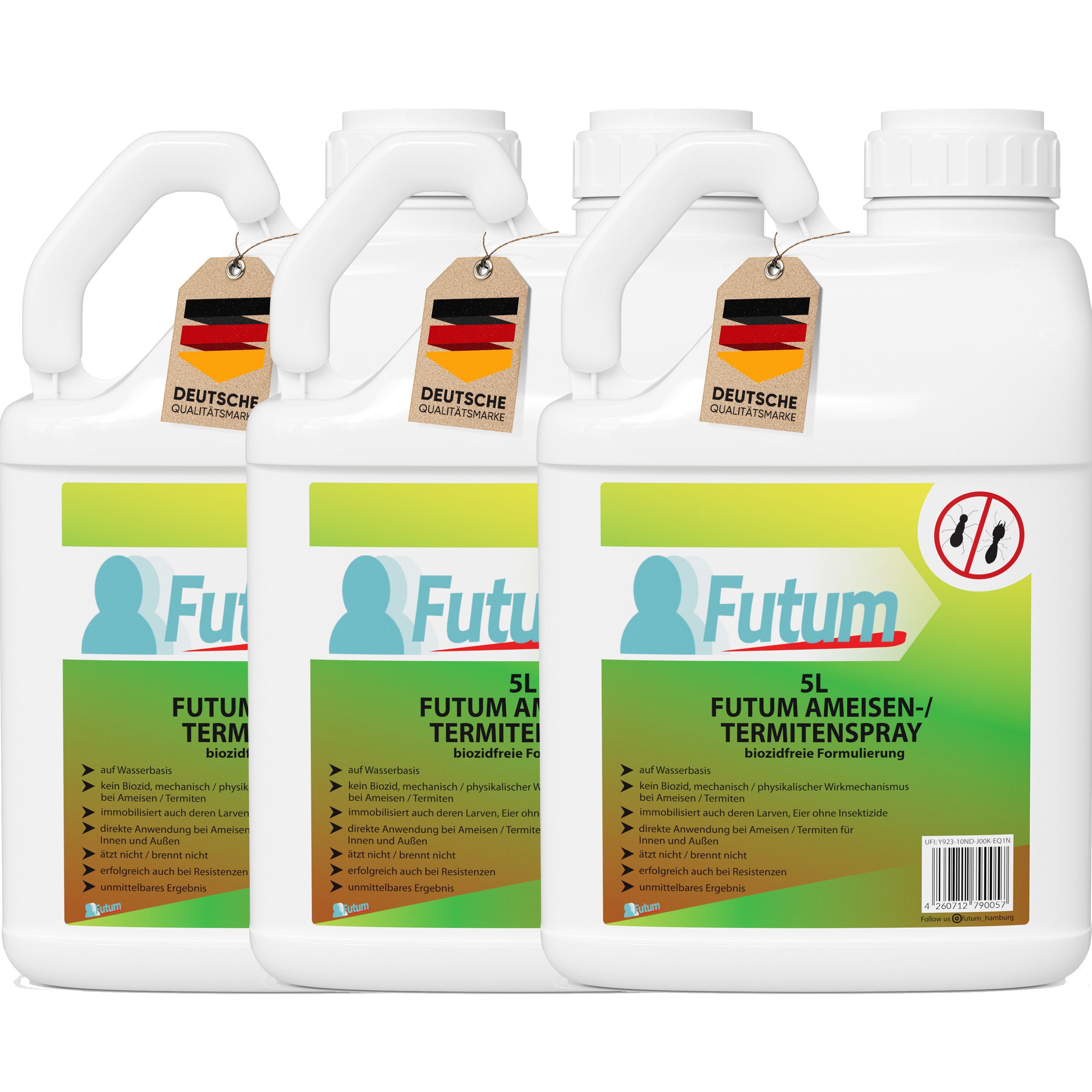 FUTUM 3x5L Ameisen- / Termitenspray
