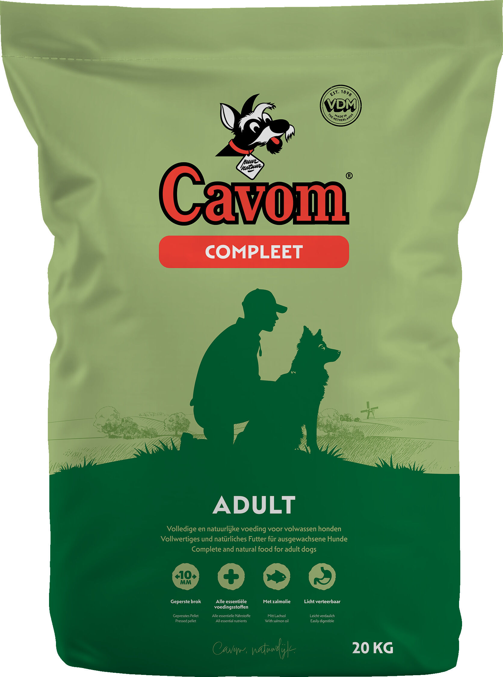 Cavom Compleet Adult - Hondenvoer - 20 Kilogram - rund