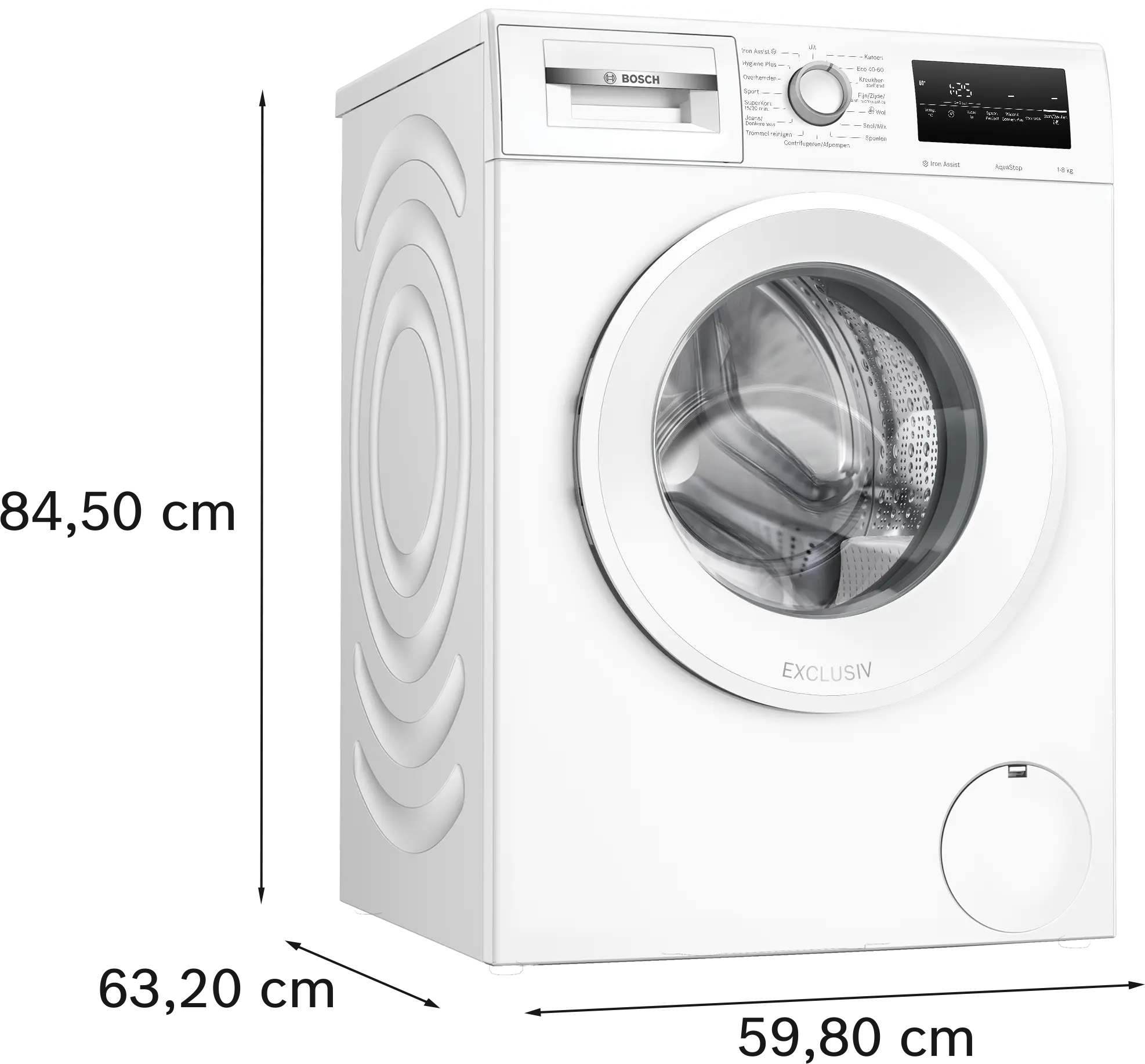 Serie 4 Wasmachine, voorlader 8 kg max. 1400 rpm