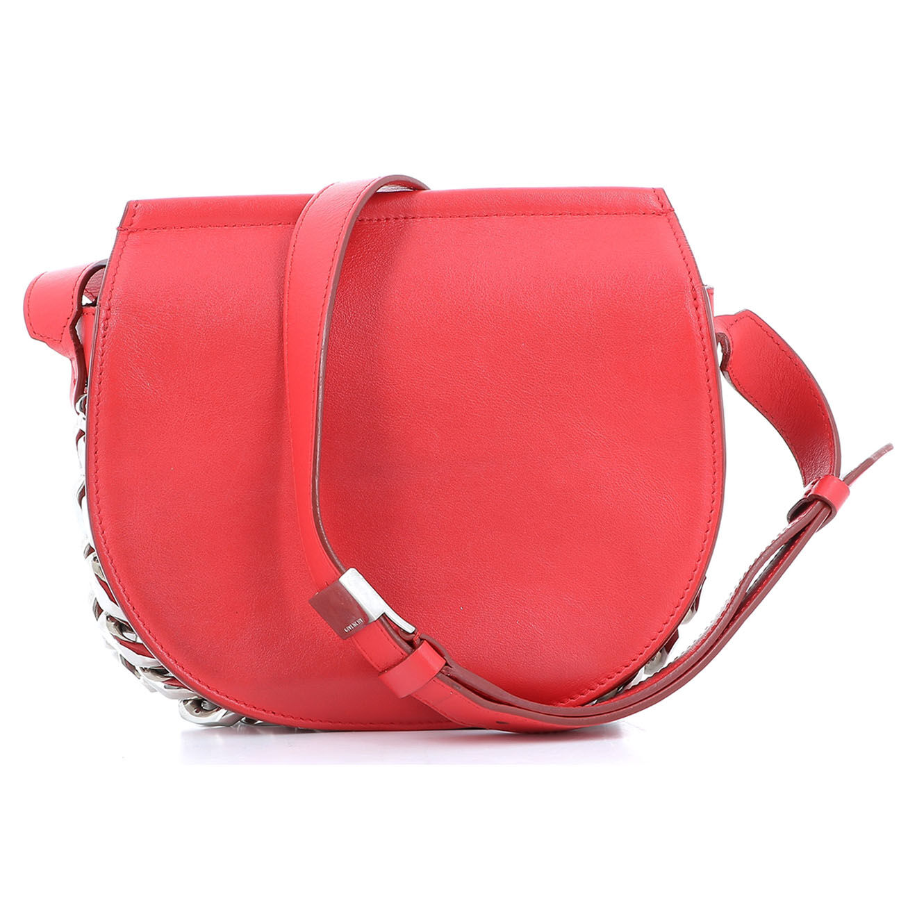 Givenchy Sac bandoulière en Cuir rouge - Très bon état - L.22 cm