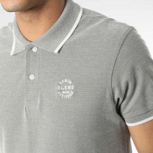Polo Manches Courtes Nate 20708180 Vert Kaki Chiné
