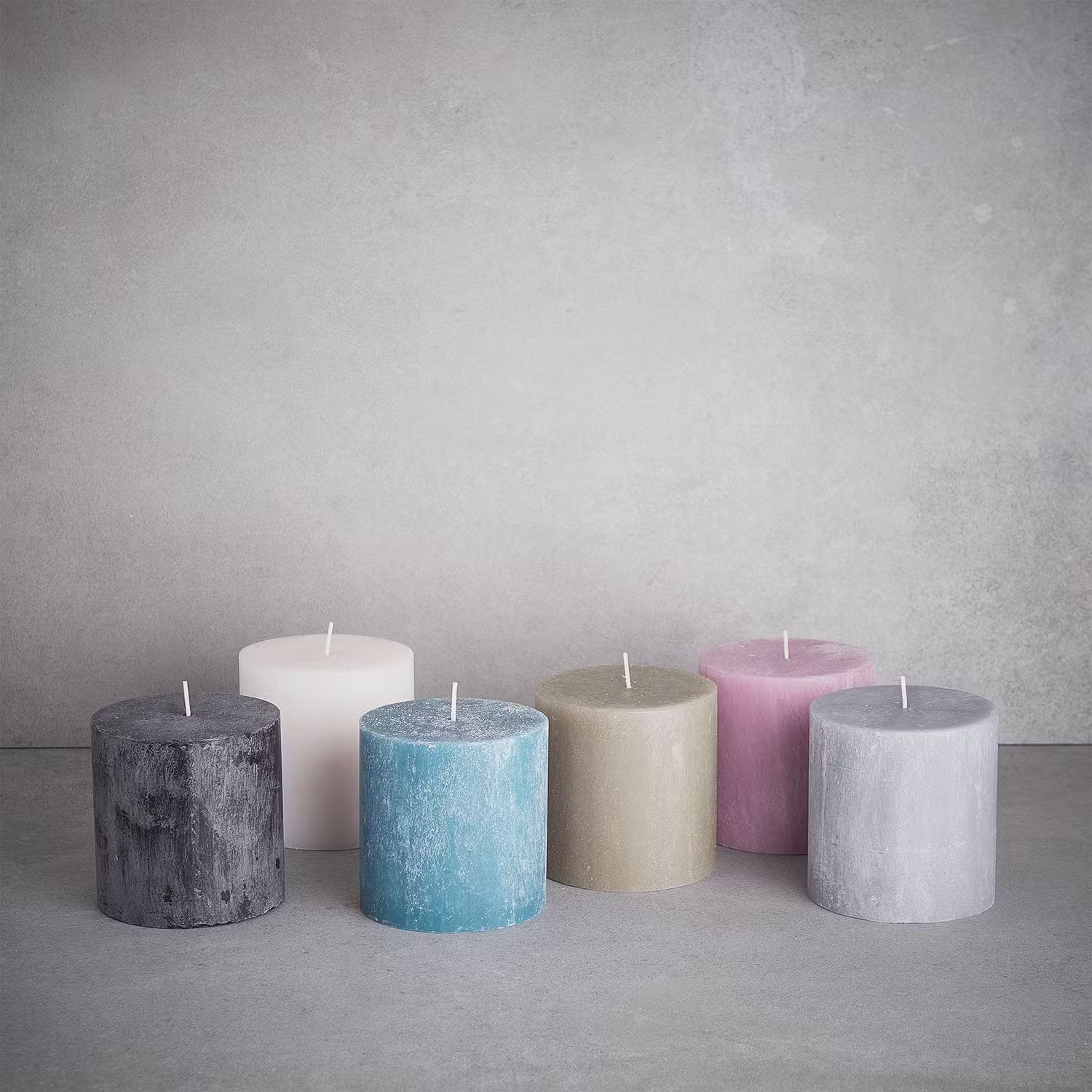 Kerze RUSTIC 6er-Set
