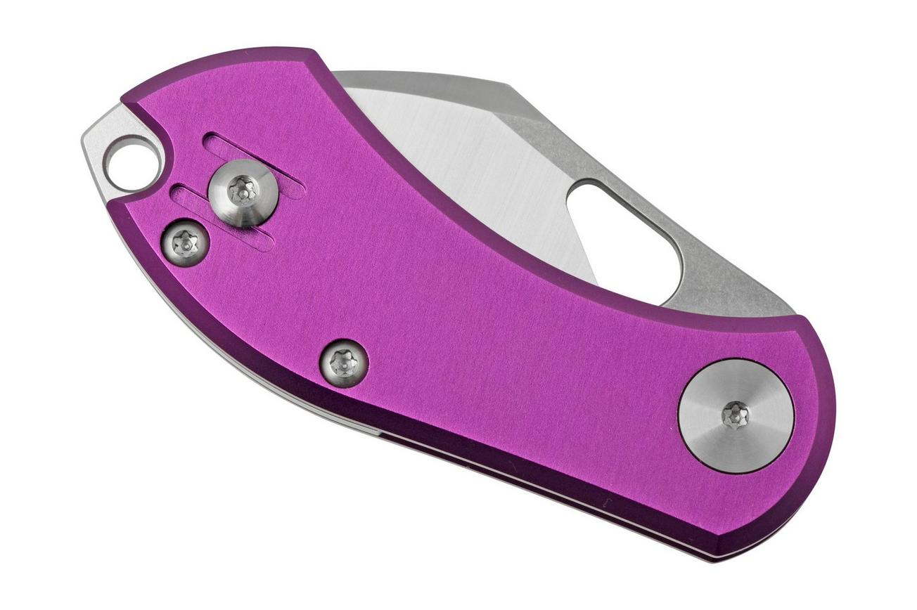 GiantMouse ACE Nibbler Paars Aluminum, N690 zakmes, Ansø en Voxnaes design