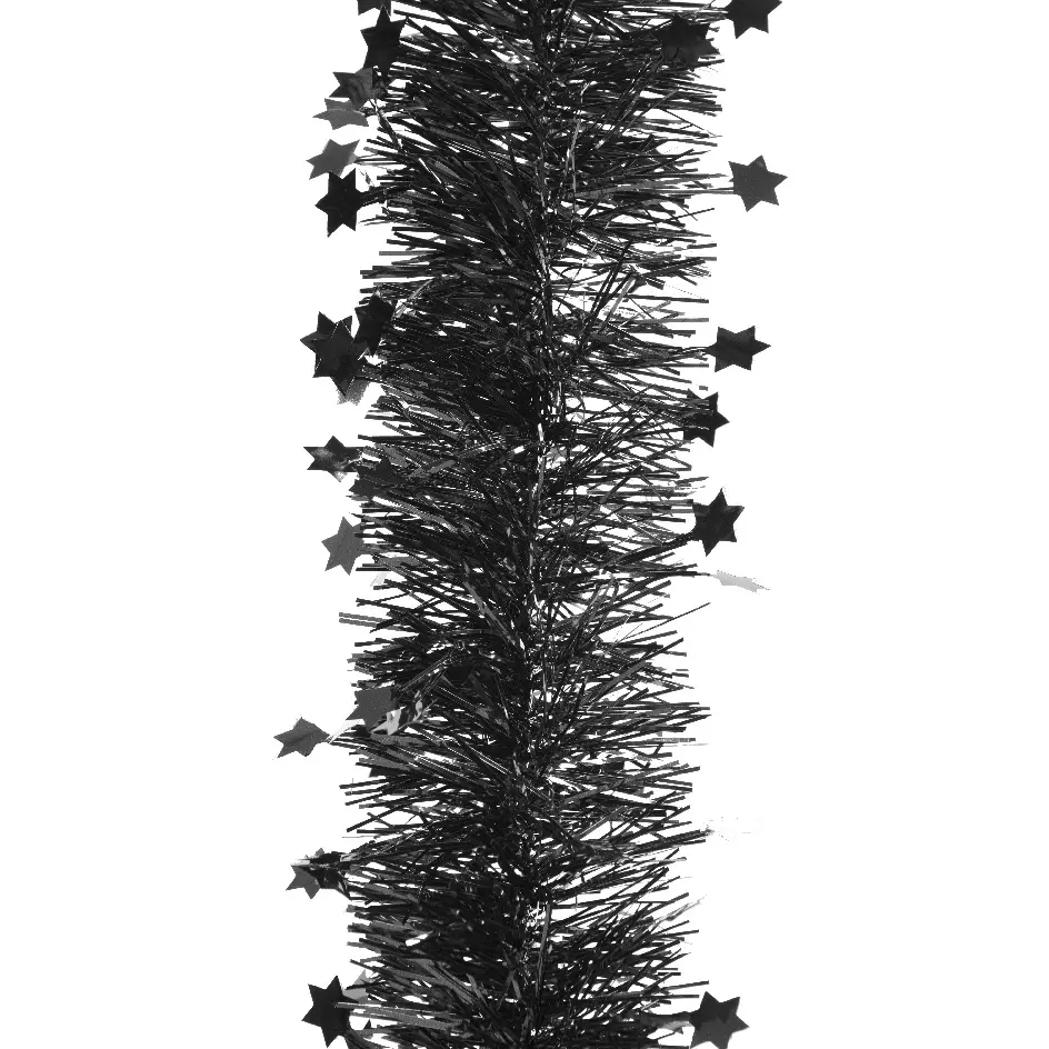 Guirlande de Noël (D10 cm) étoilée Alpine Noir