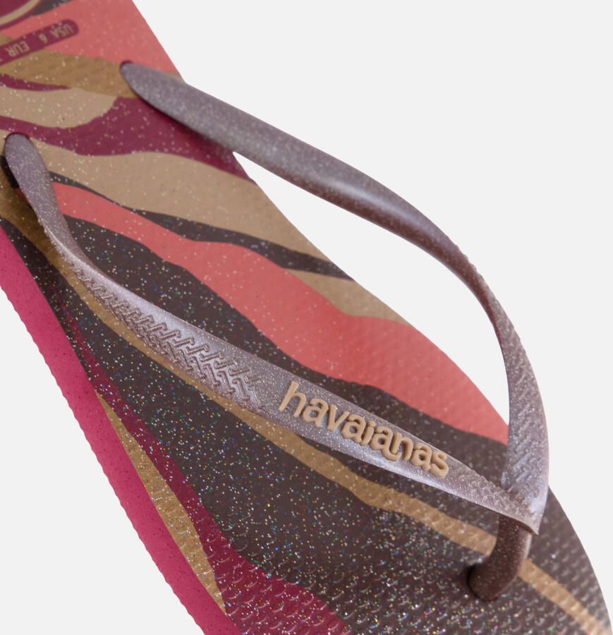 Havaianas Slim Palette Flow Flip Flops Dames Roze- Dames Roze