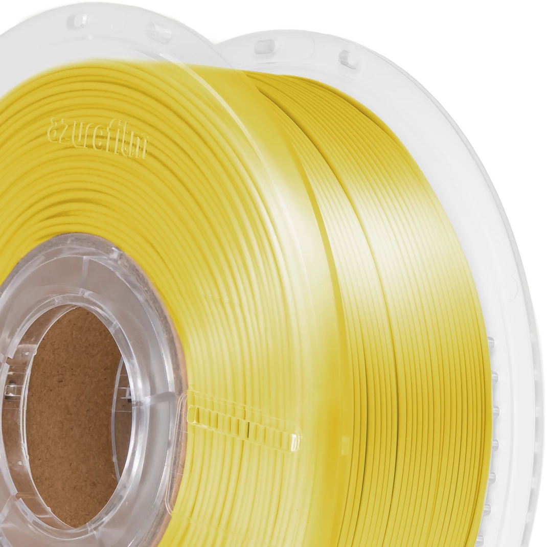 AzureFilm  PLA Silk Yellow, 1,75 mm / 1000 g    PLA-Material mit seidigem Finish