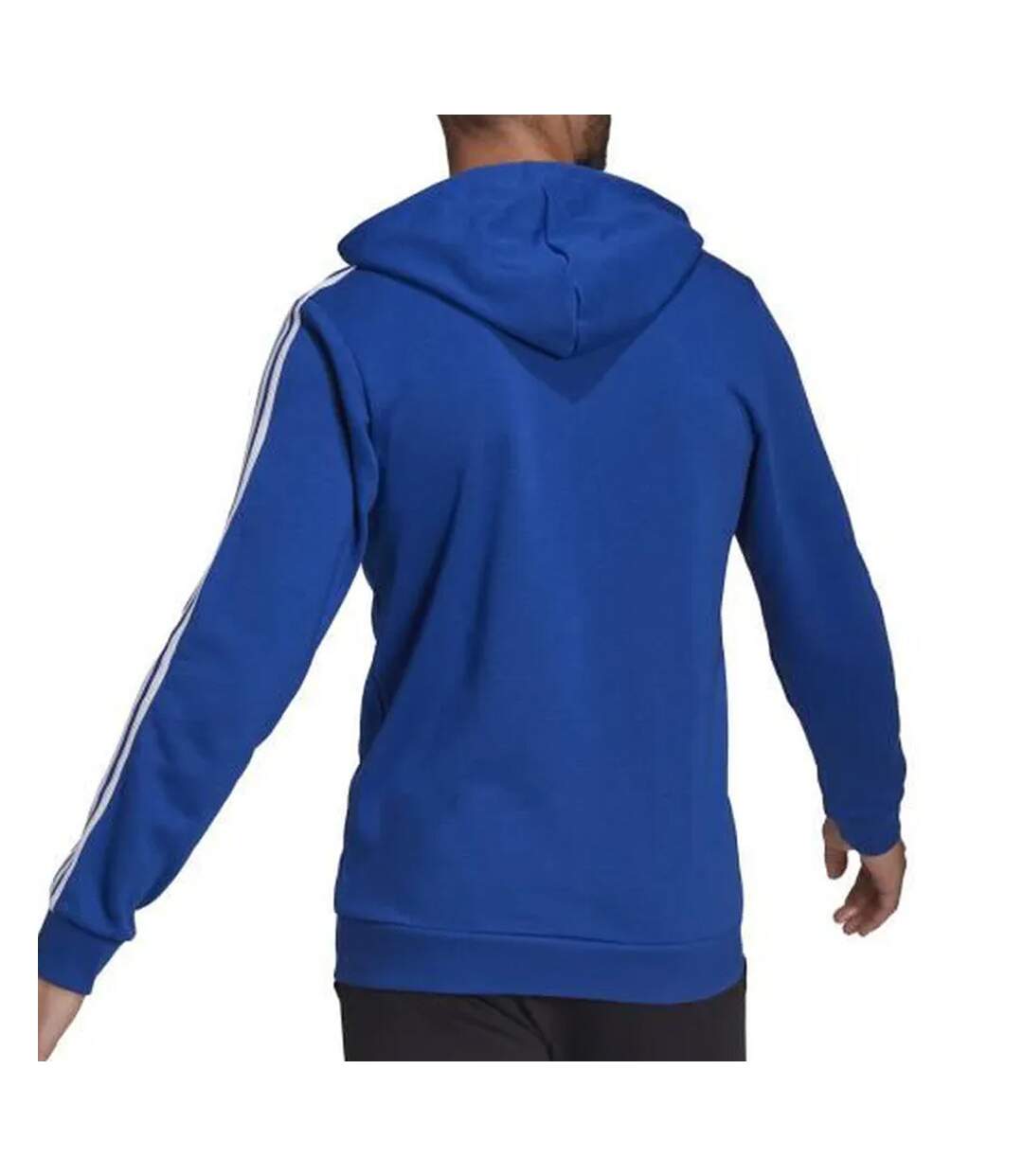 Sweat Bleu Homme Adidas M 3s Ft Fz Hd