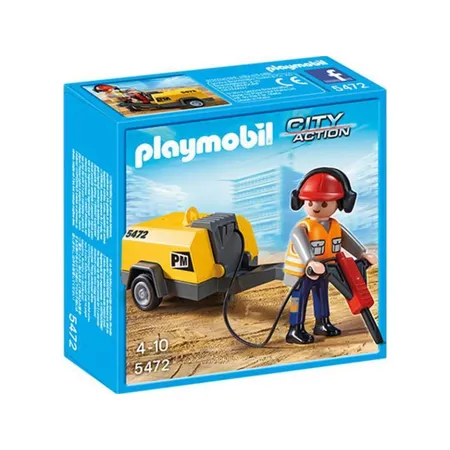 PLAYMOBIL® 5472 Bauarbeiter mit Presslufthammer