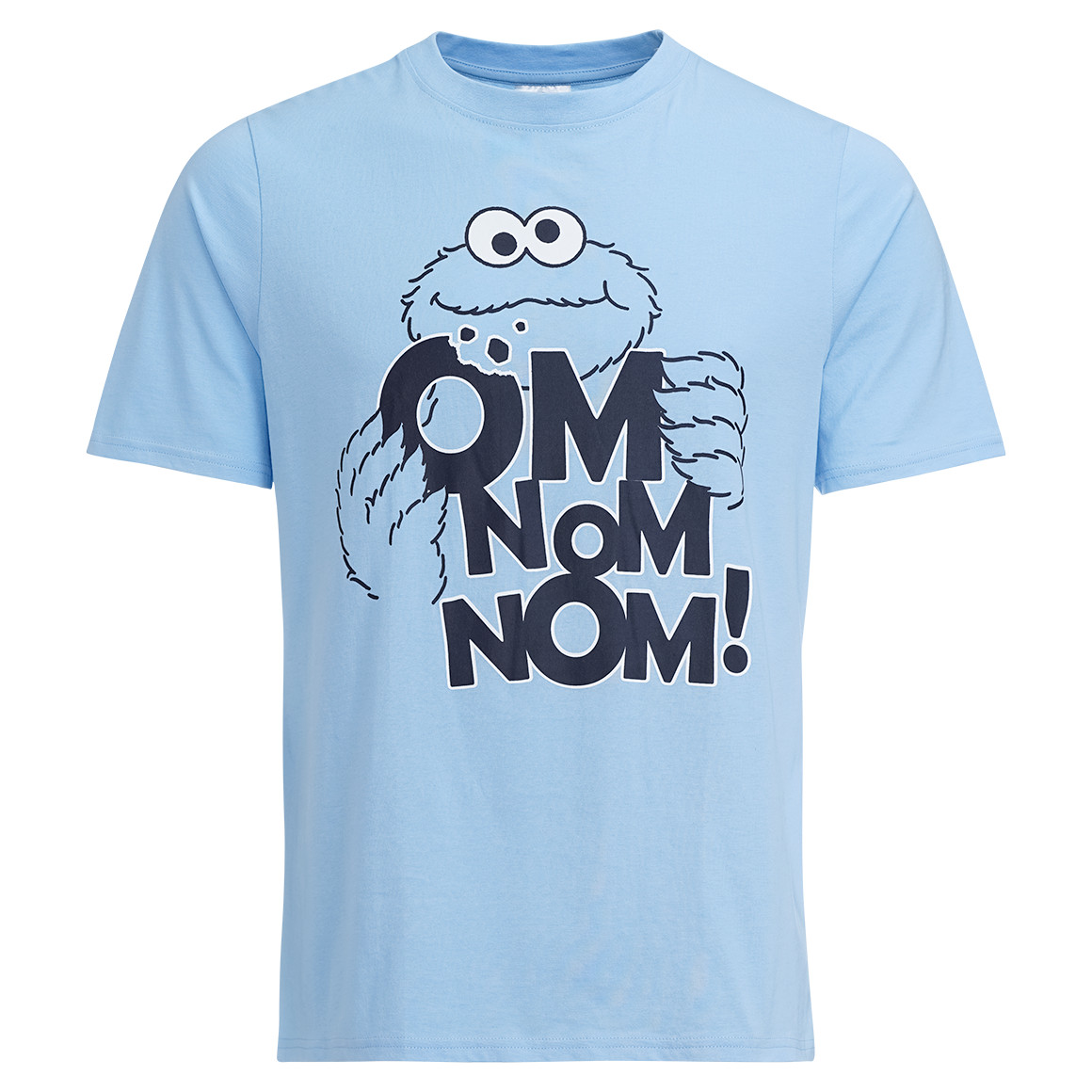 VanVaan Sesamstraße Shorty mit Krümelmonster-Print hellblau