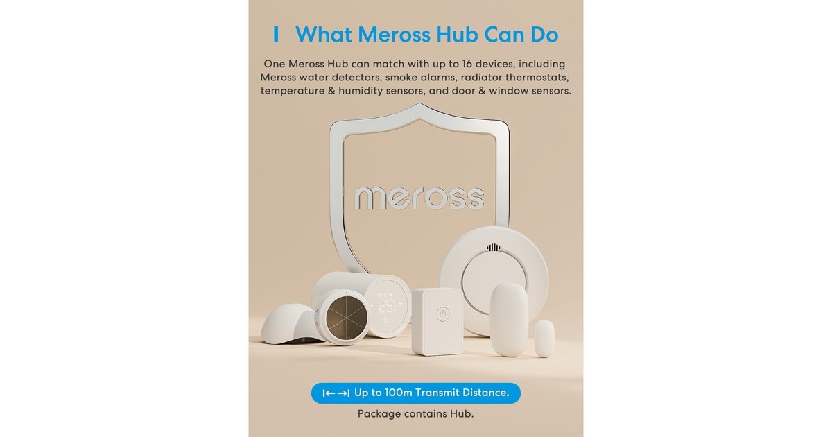 MEROSSSmart Wi-Fi Hub basisstation  (Wit)
