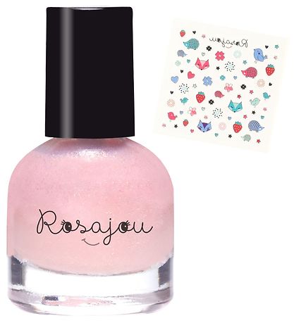 Rosajou Nagellack. Nagelsticker - Ballerina