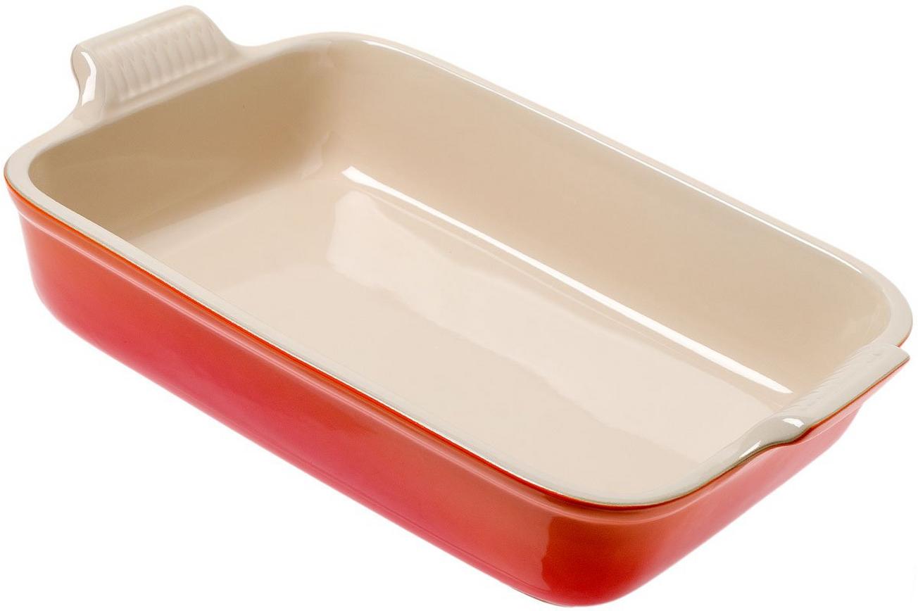 Le Creuset ovenschaal rechthoekig 4L, 32 cm, oranje-rood