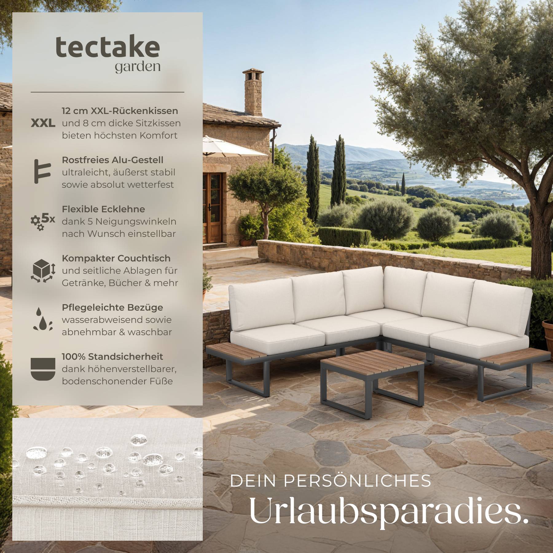 Garten-Lounge-Set Eliar