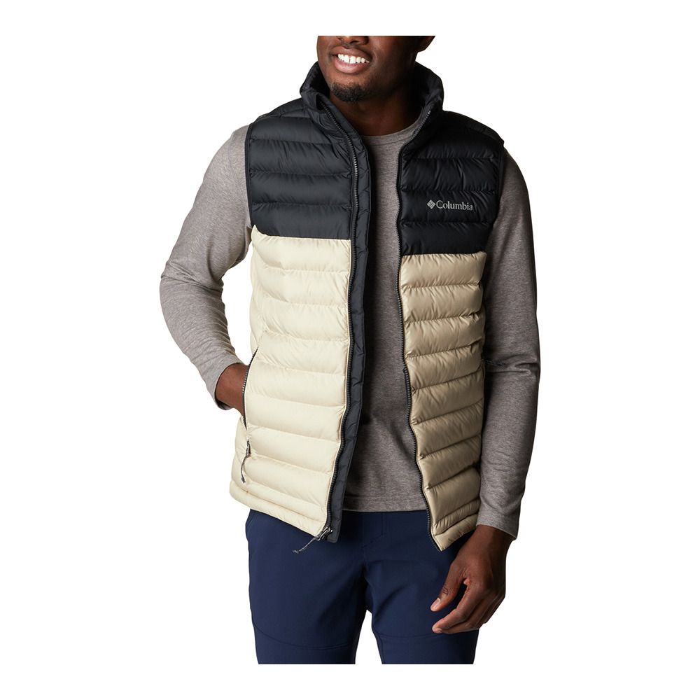 Columbia POWDER LITE - Doudoune Homme fossil/black