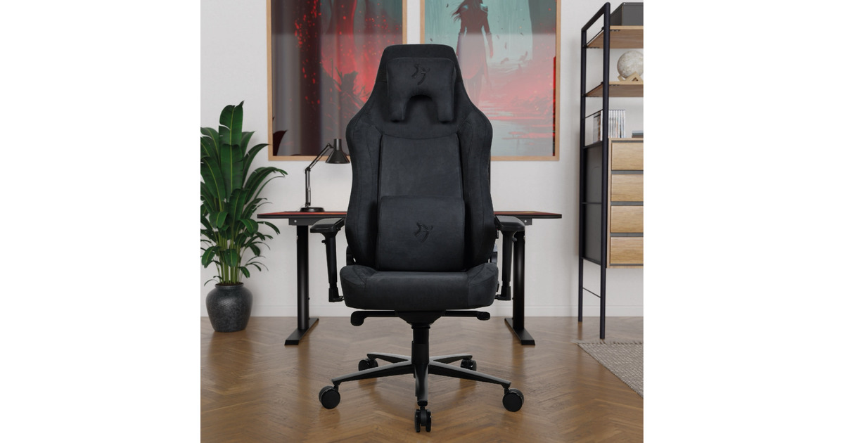 ArozziVernazza XL Supersoft - Pure Black gamestoel  (Zwart)