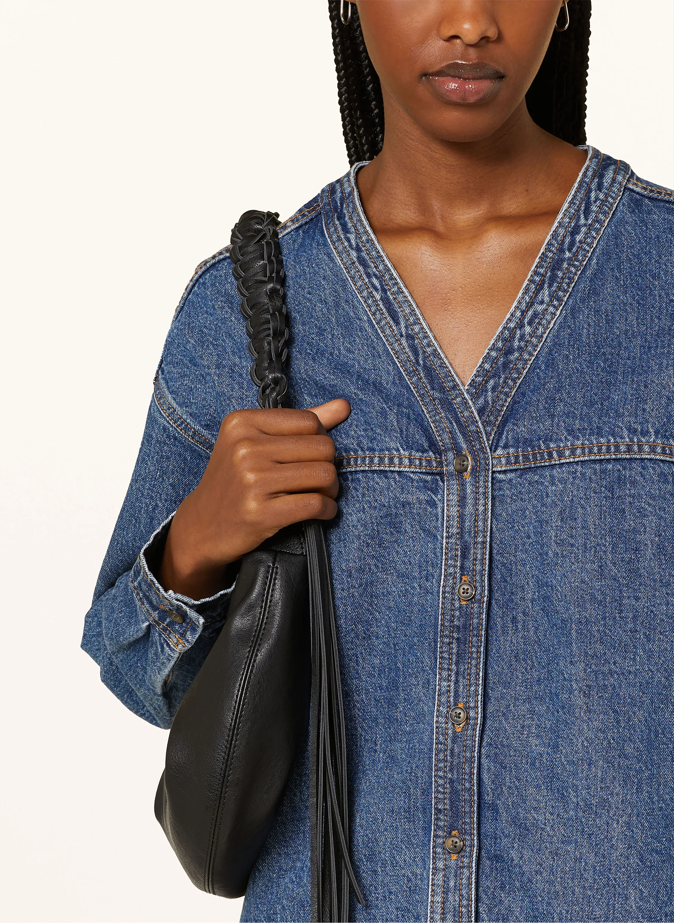 ICHI Jeansbluse IHAVENY