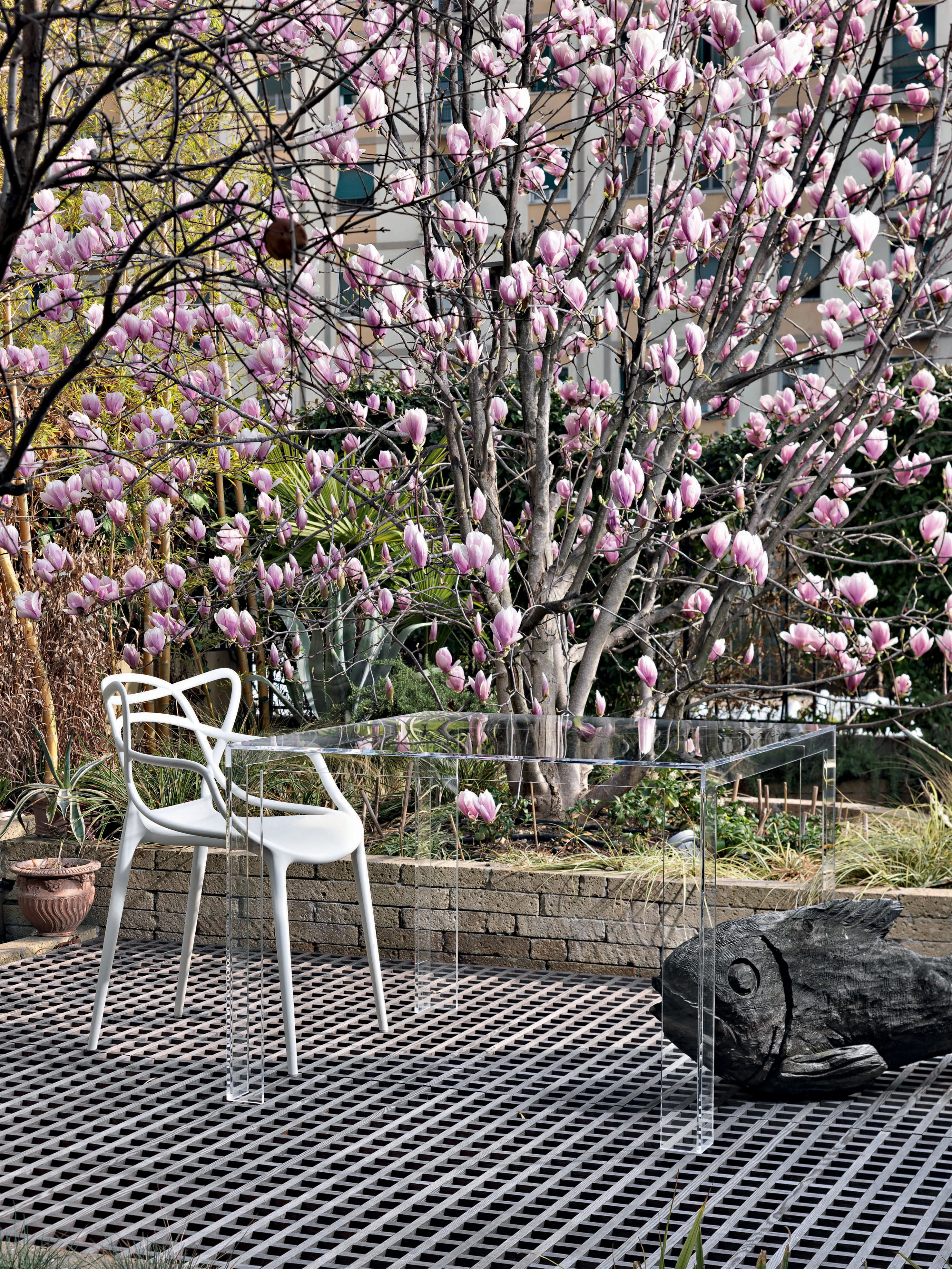 MASTERS - Chaise empilable | Gris